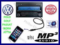 Prise auxiliaire MP3 VW