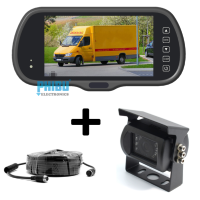 Pack Rétroviseur LCD 6,5 pouces + caméra F201-IR